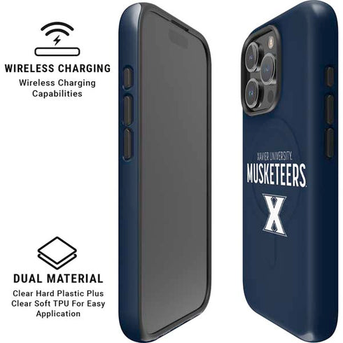 Xavier University Muskateers iPhone 16 Pro Magsafe Impact Case