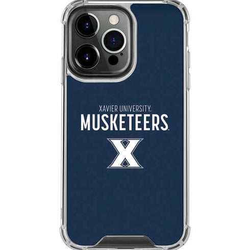 Xavier University Muskateers iPhone 16 Pro Max Clear Case