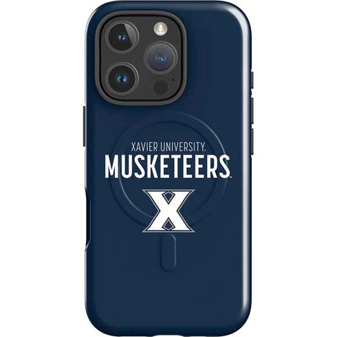 Xavier University Muskateers iPhone 16 Pro Max Magsafe Impact Case