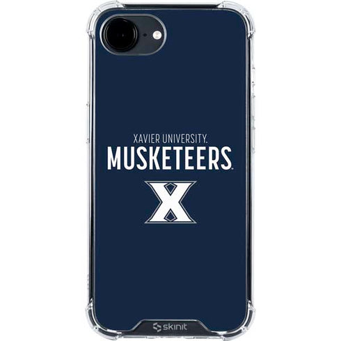 Xavier University Muskateers iPhone 16e Clear Case