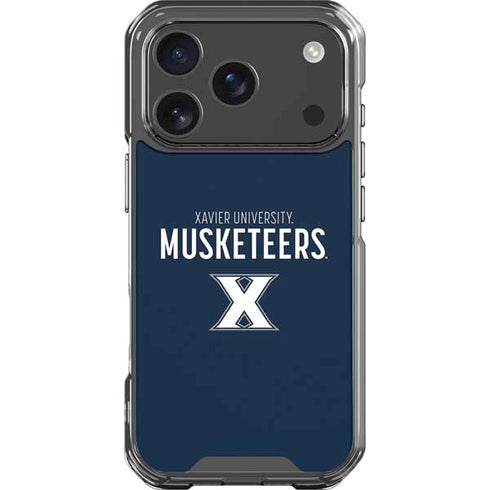 Xavier University Muskateers iPhone 18 Pro Clear Case