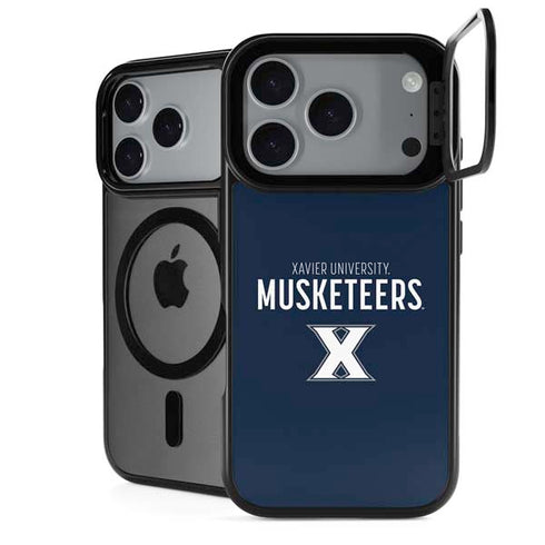 Xavier University Muskateers iPhone 18 Pro Kickstand Case