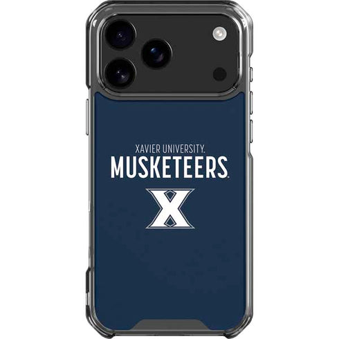 Xavier University Muskateers iPhone 18 Pro Max Clear Case