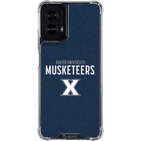 Xavier University Muskateers Moto G Power 5G (2024) Clear Case