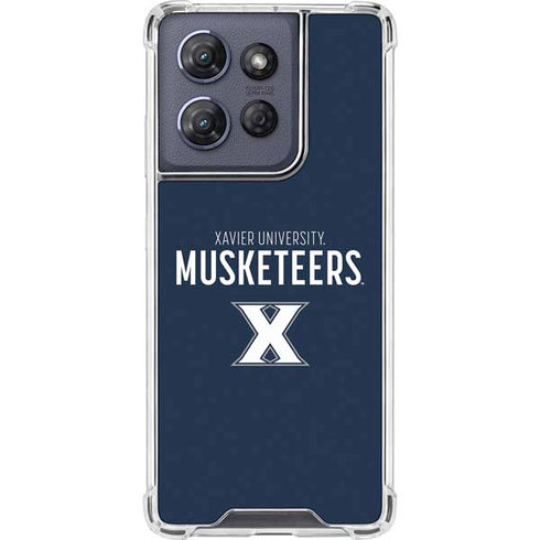 Xavier University Muskateers Moto G Power 5G (2025) Clear Case