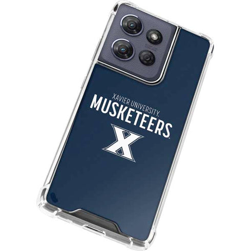 Xavier University Muskateers Moto G Power 5G (2025) Clear Case