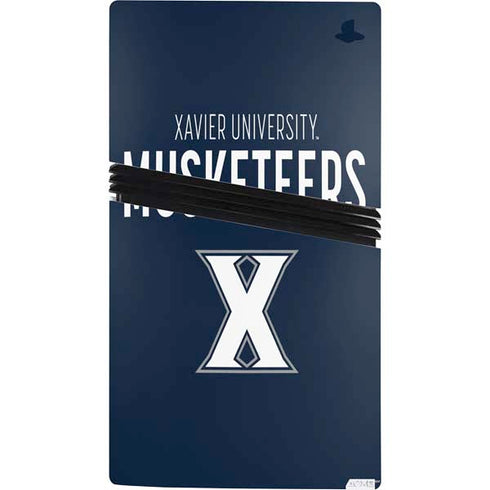 Xavier University Muskateers PS5 Pro Bundle Skin