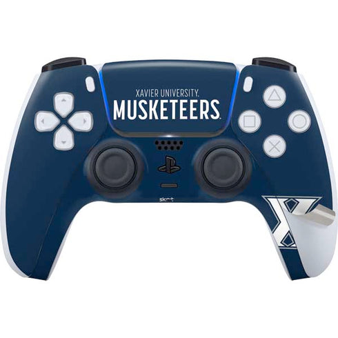 Xavier University Muskateers PS5 Pro Bundle Skin