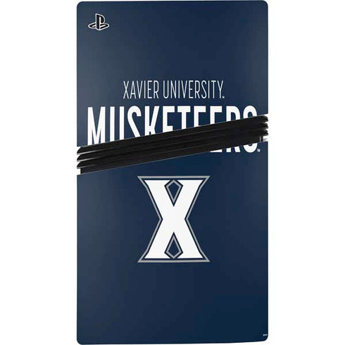 Xavier University Muskateers PS5 Pro Console Skin