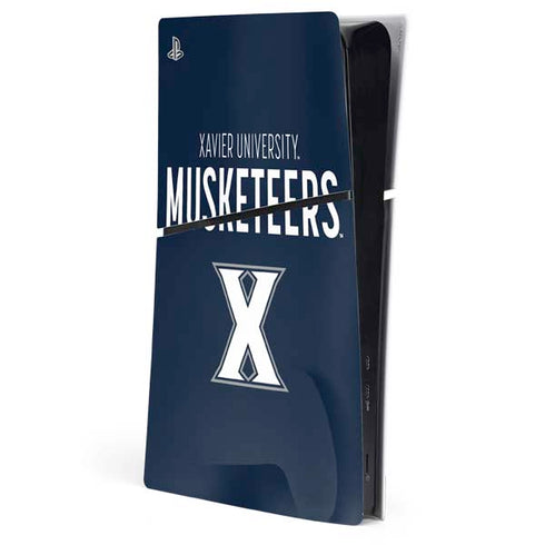 Xavier University Muskateers PS5 Slim Digital Edition Console Skin