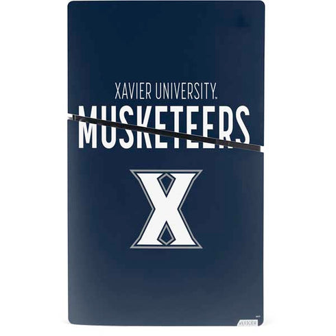 Xavier University Muskateers PS5 Slim Digital Edition Console Skin