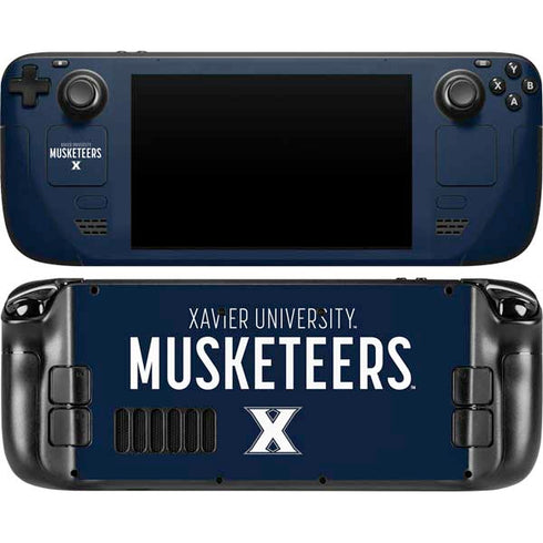 Xavier University Muskateers Steam Deck Handheld Gaming Computer Skin