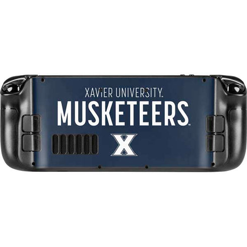Xavier University Muskateers Steam Deck Handheld Gaming Computer Skin