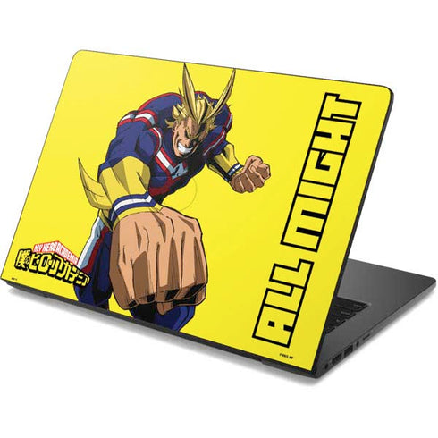 My Hero Academia All Might Season 5 Dell Chromebook Skin