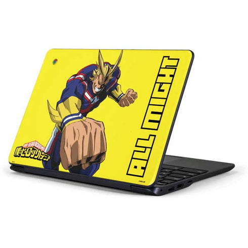 My Hero Academia All Might Season 5 Samsung Chromebook Skin