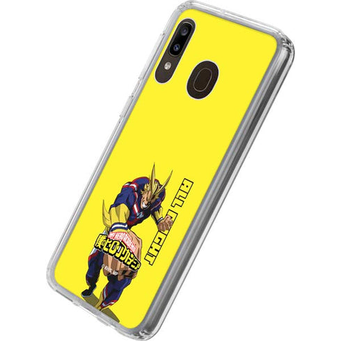 My Hero Academia All Might Season 5 Galaxy A20 Clear Case