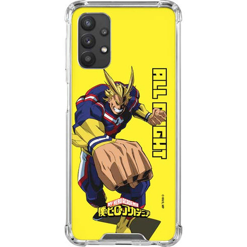 My Hero Academia All Might Season 5 Galaxy A32 5G Clear Case
