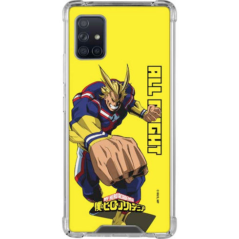 My Hero Academia All Might Season 5 Galaxy A51 5G Clear Case