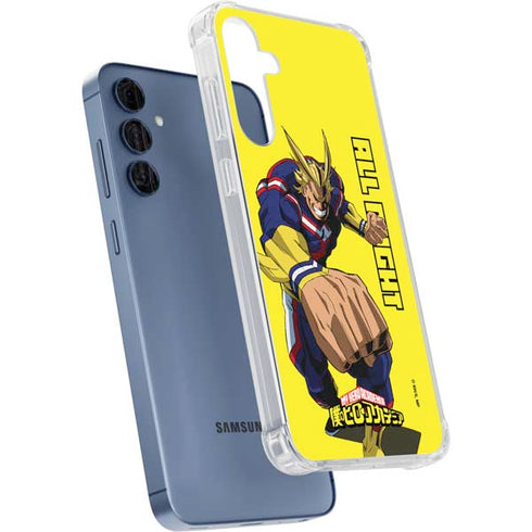 My Hero Academia All Might Season 5 Galaxy A55 5G Clear Case