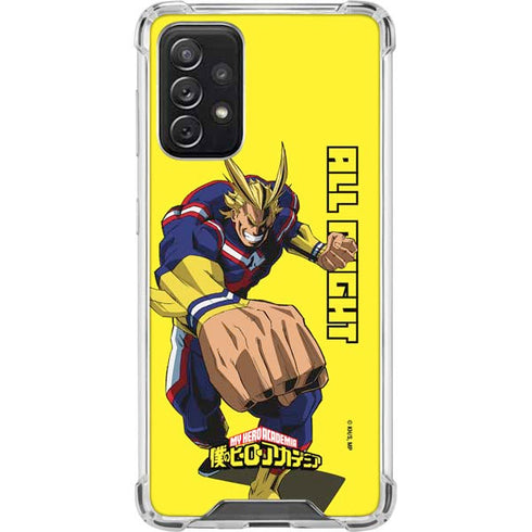 My Hero Academia All Might Season 5 Galaxy A72 5G Clear Case