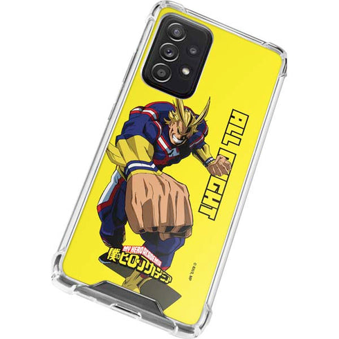 My Hero Academia All Might Season 5 Galaxy A72 5G Clear Case