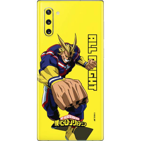 My Hero Academia All Might Season 5 Galaxy Note 10 Skin