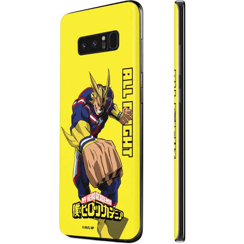 My Hero Academia All Might Season 5 Galaxy Note 8 Skin