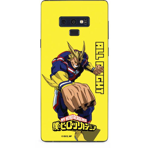 My Hero Academia All Might Season 5 Galaxy Note 9 Skin