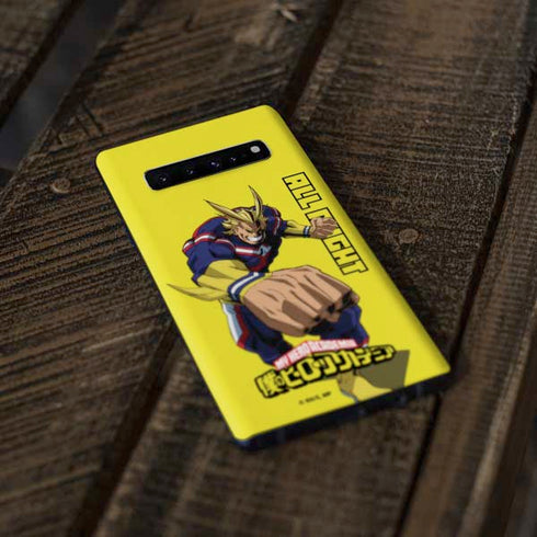 My Hero Academia All Might Season 5 Galaxy S10 Skin