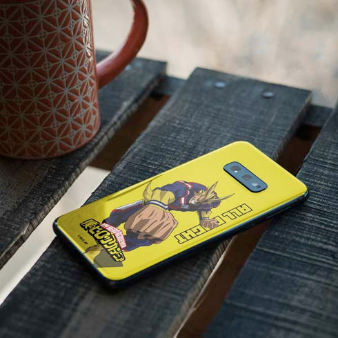 My Hero Academia All Might Season 5 Galaxy S10e Skin