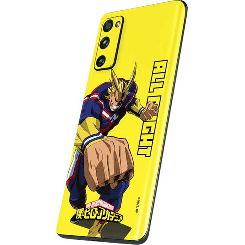 My Hero Academia All Might Season 5 Galaxy S20 Fan Edition Skin