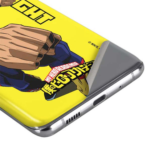 My Hero Academia All Might Season 5 Galaxy S20 Plus Skin