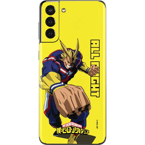 My Hero Academia All Might Season 5 Galaxy S21 Plus 5G Skin