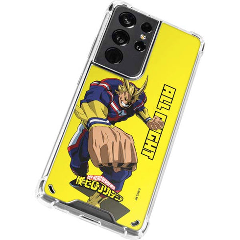 My Hero Academia All Might Season 5 Galaxy S21 Ultra 5G Clear Case