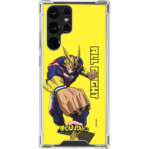My Hero Academia All Might Season 5 Galaxy S22 Ultra Clear Case