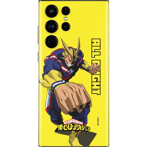 My Hero Academia All Might Season 5 Galaxy S22 Ultra Skin