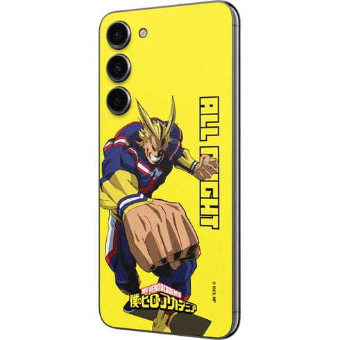 My Hero Academia All Might Season 5 Galaxy S23 Plus Skin