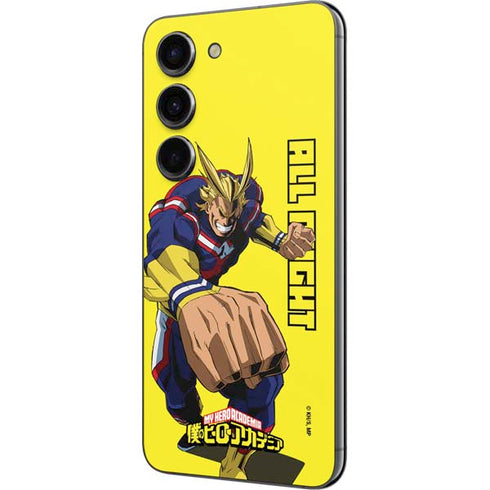 My Hero Academia All Might Season 5 Galaxy S23 Skin