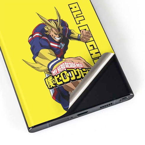 My Hero Academia All Might Season 5 Galaxy S23 Ultra Skin