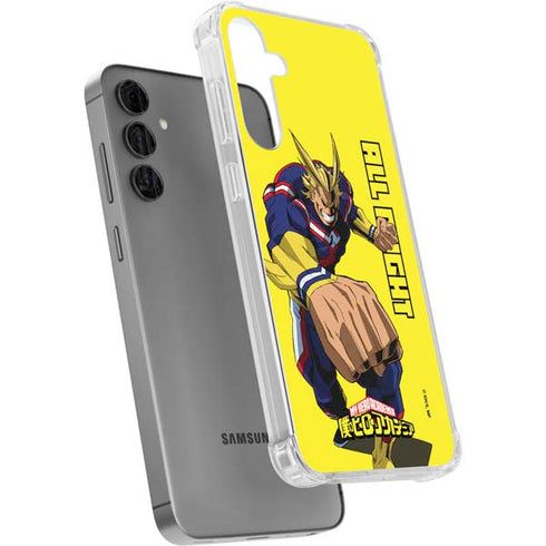 My Hero Academia All Might Season 5 Galaxy S24 Plus Clear Case