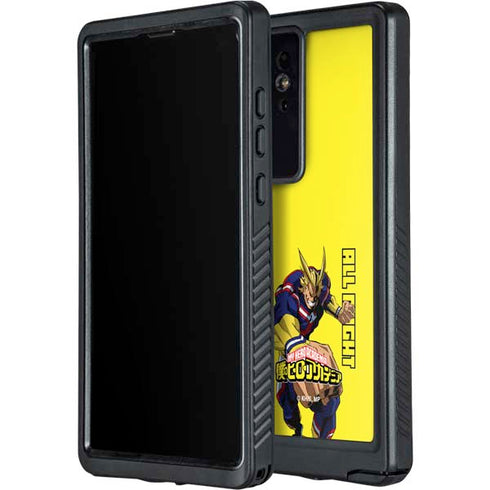 My Hero Academia All Might Season 5 Galaxy S24 Ultra Waterproof Case