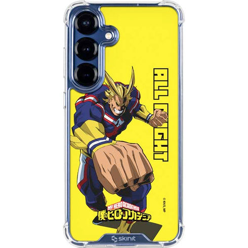 My Hero Academia All Might Season 5 Galaxy S25 Plus Clear Case
