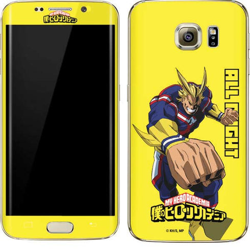 My Hero Academia All Might Season 5 Galaxy S7 Edge Skin