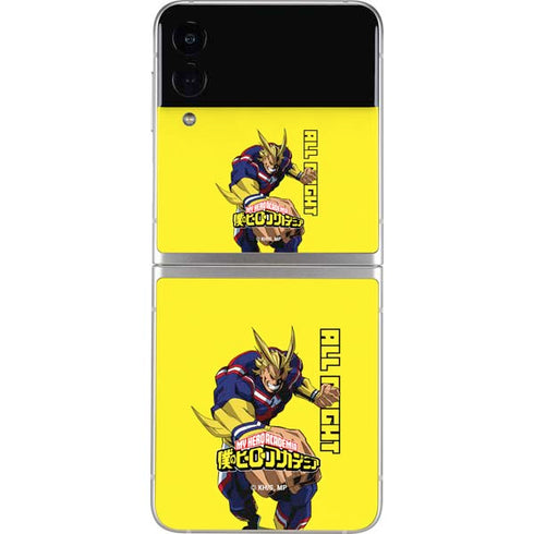 My Hero Academia All Might Season 5 Galaxy Z Flip3 5G Skin