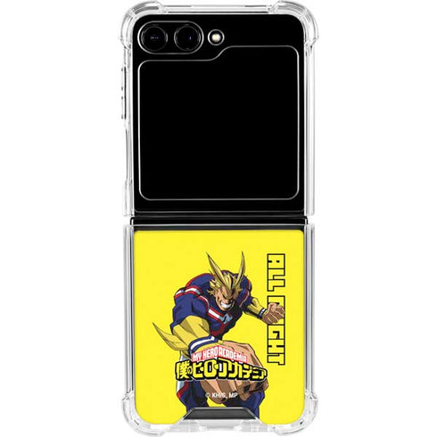 My Hero Academia All Might Season 5 Galaxy Z Flip5 5G Clear Case