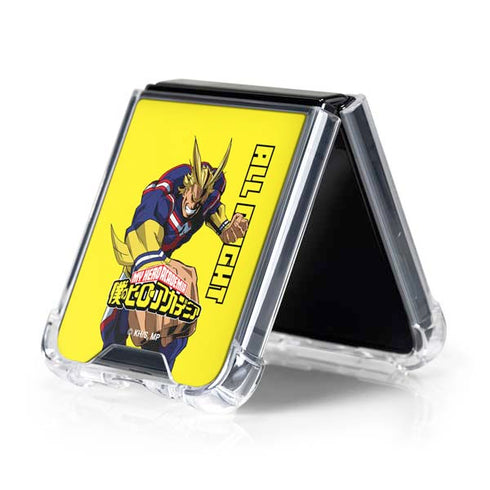 My Hero Academia All Might Season 5 Galaxy Z Flip5 5G Clear Case