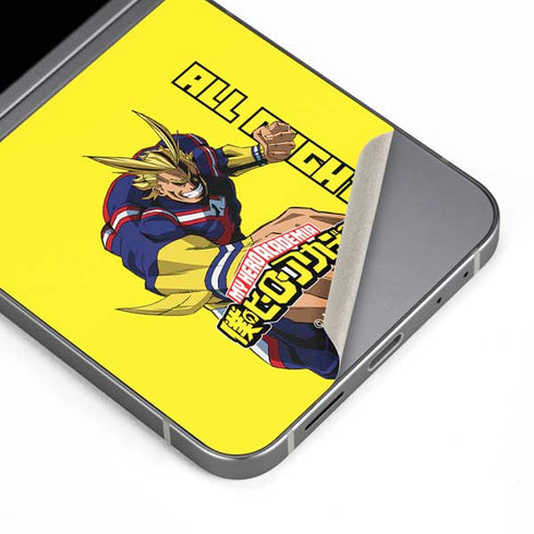 My Hero Academia All Might Season 5 Galaxy Z Flip6 Skin