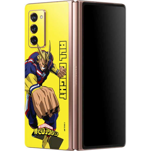 My Hero Academia All Might Season 5 Galaxy Z Fold2 5G Skin