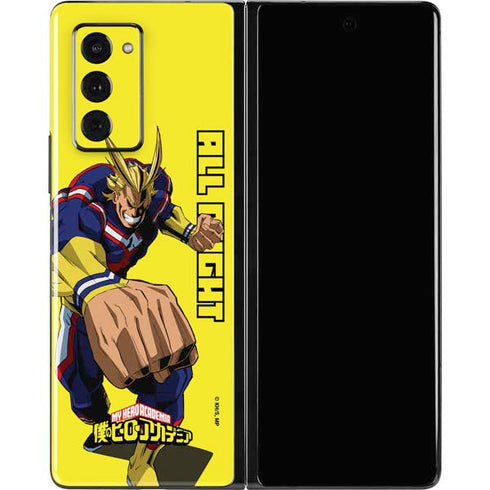 My Hero Academia All Might Season 5 Galaxy Z Fold2 5G Skin
