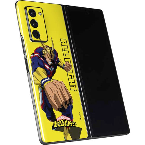 My Hero Academia All Might Season 5 Galaxy Z Fold2 5G Skin